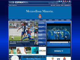 Web del Espanyol